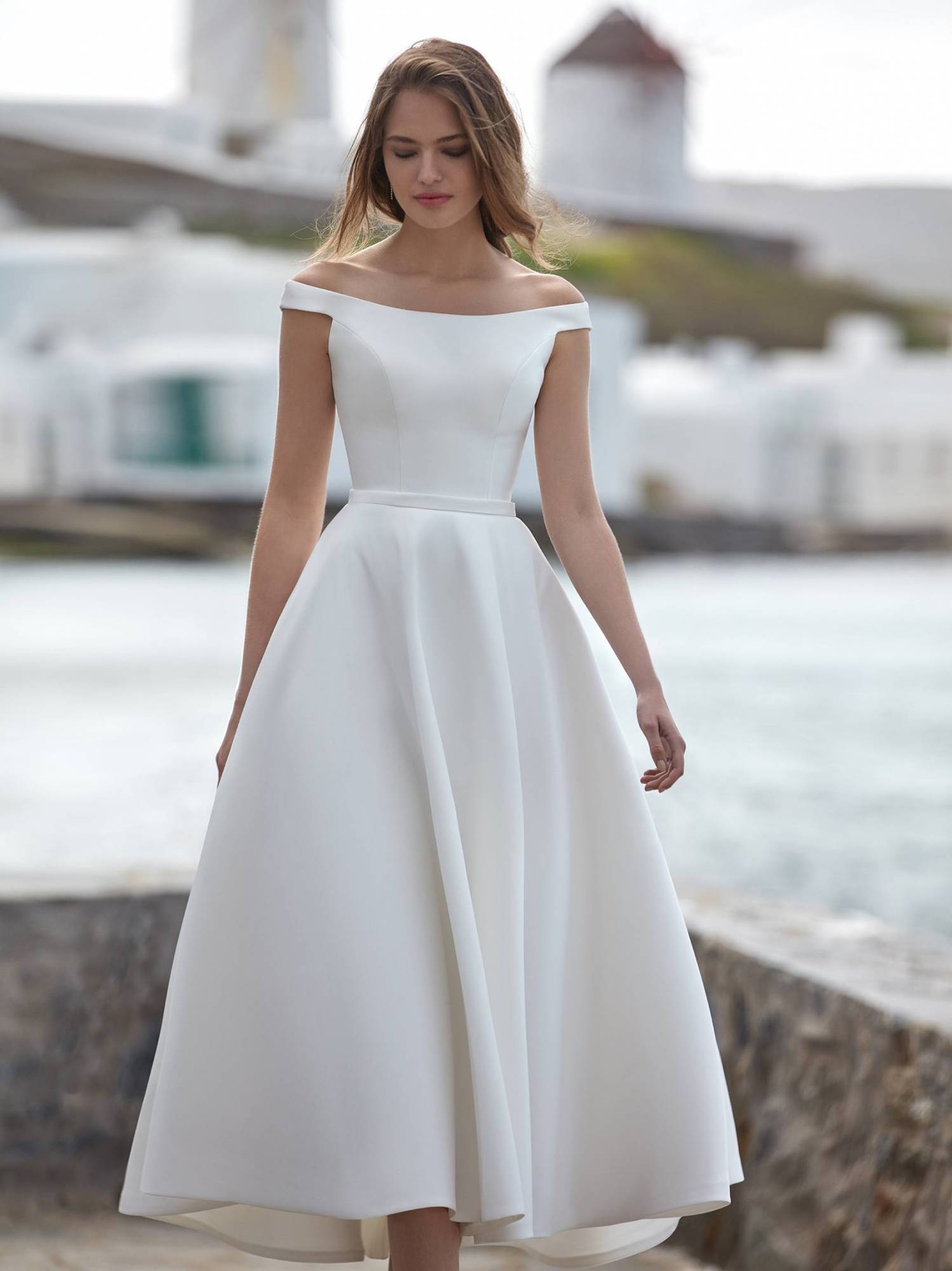 robe de mariée courte nicole milano