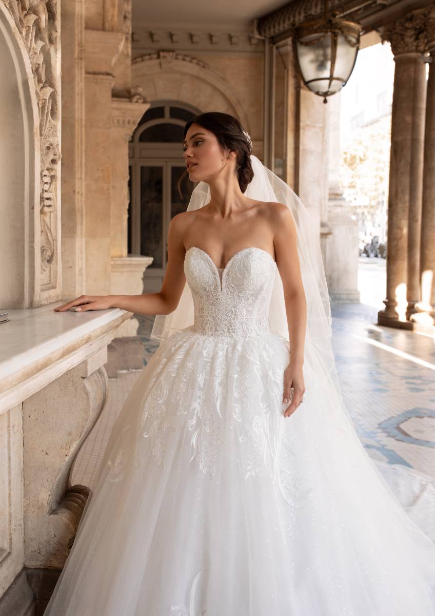 robe de mariée bustier pronovias privée 2022  marseille