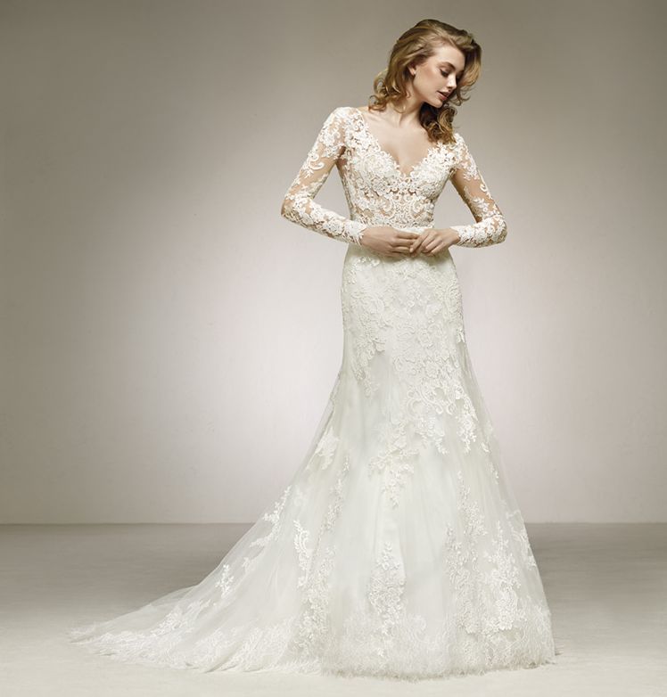 ROBE DE MARIEE DILIA PRONOVIAS DENTELLE MARSEILLE proche valentine 13011