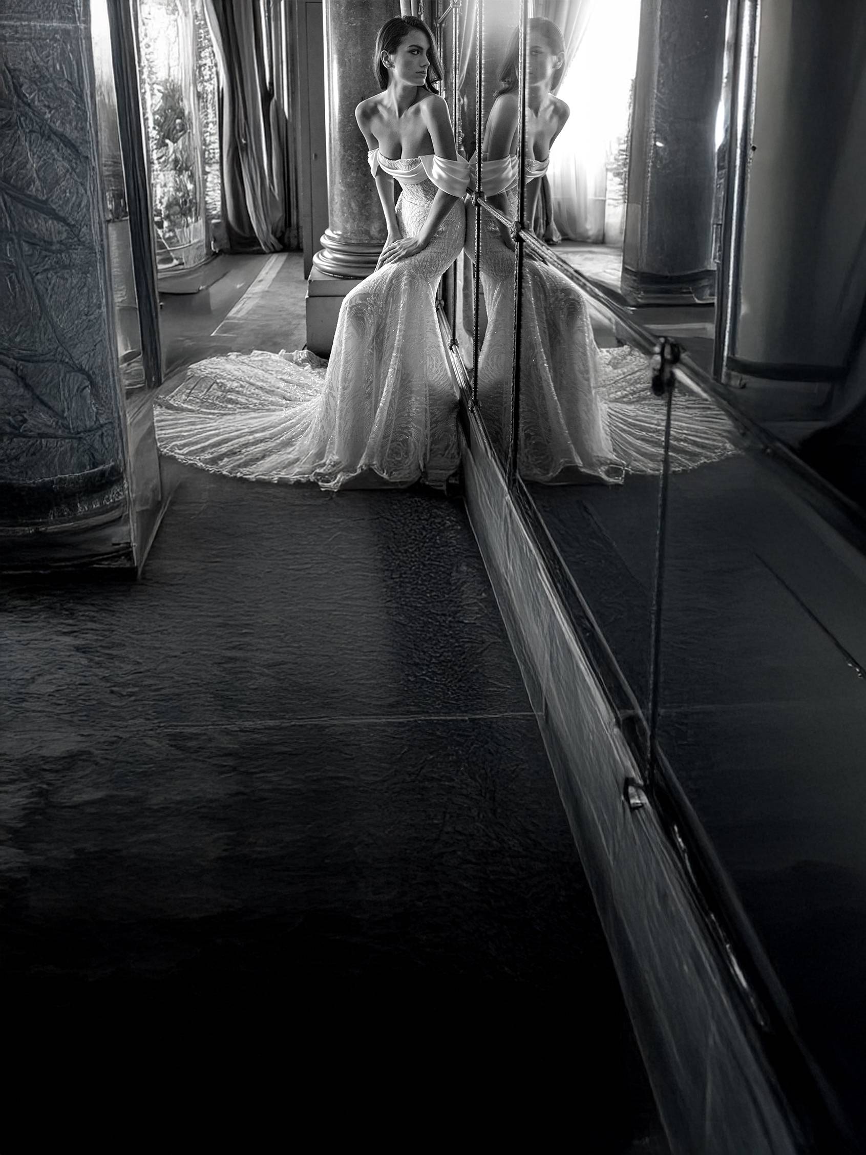 Robe de mariée Pronovias sirène sexy et glamour chic sur Marseille