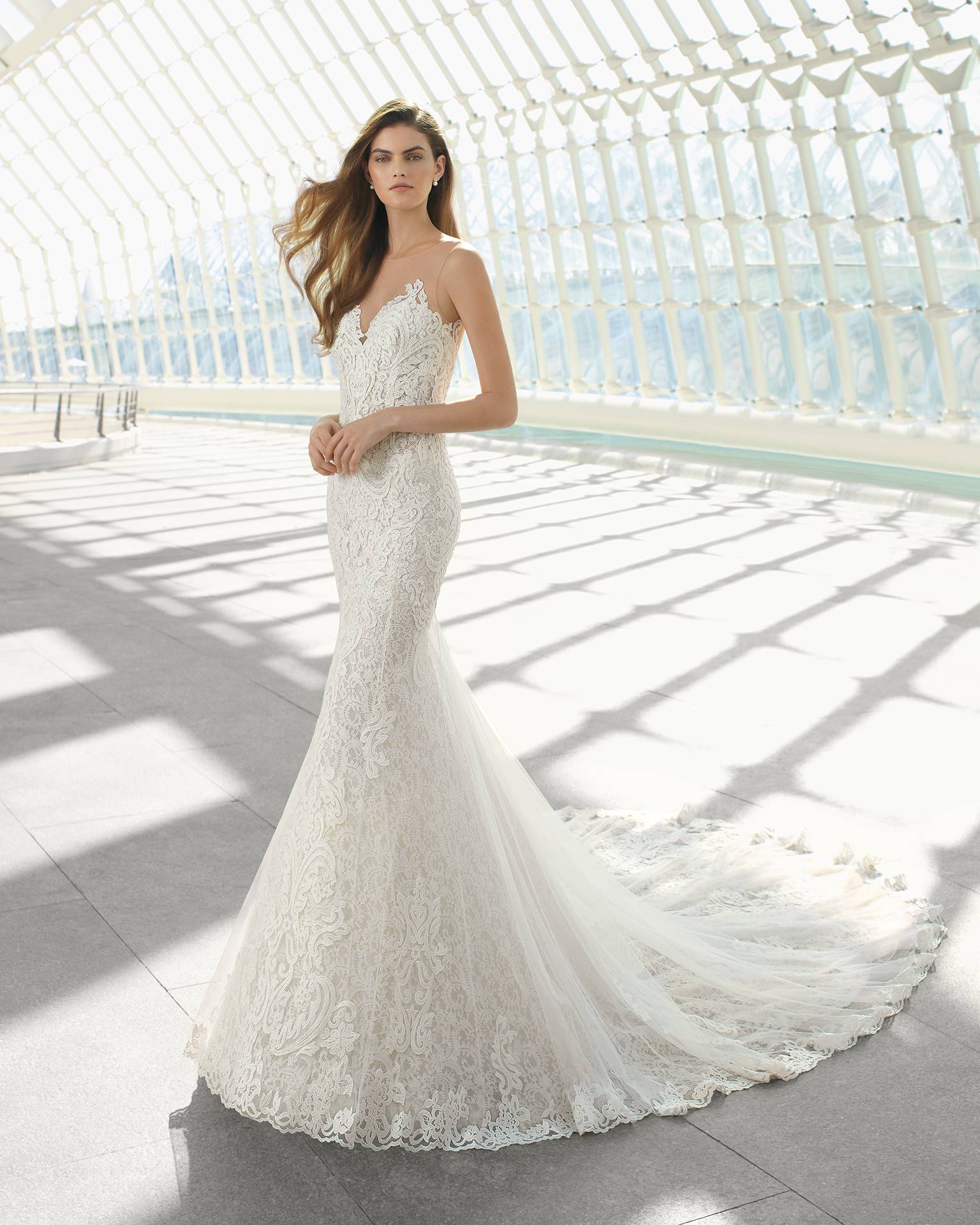 robe de mariée Sirène dos nu marseille