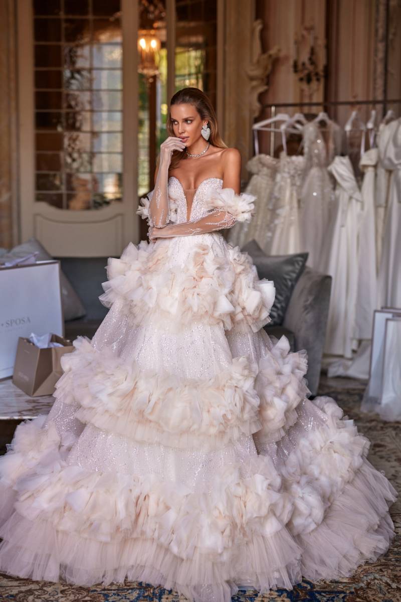 .CHOISIR SA ROBE DE MARIEE BLUSH FORME BUSTIER SUR MARSEILLE PROCHE AIX EN PROVENCE