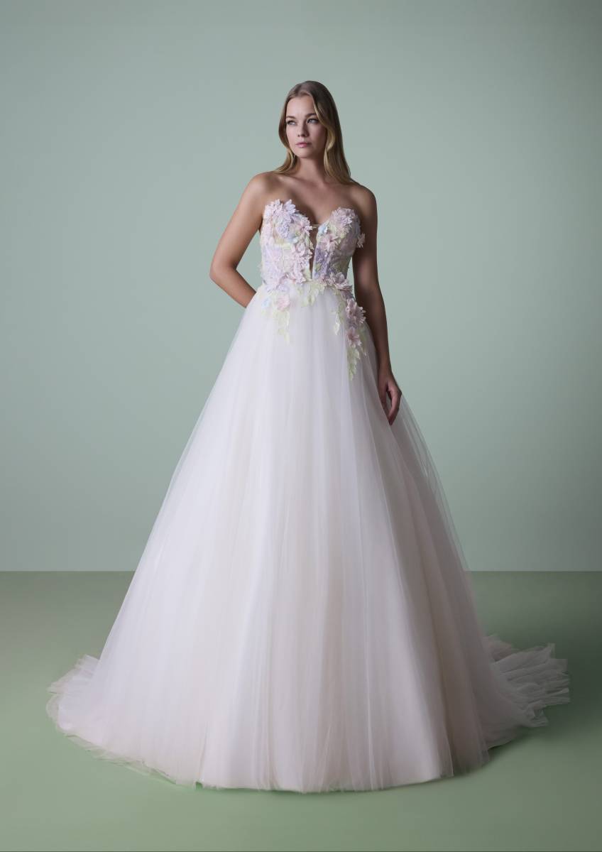 ***.ROBE DE MARIÉE PRINCESSE FÉERIQUE  TULLE ROMANTIQU 