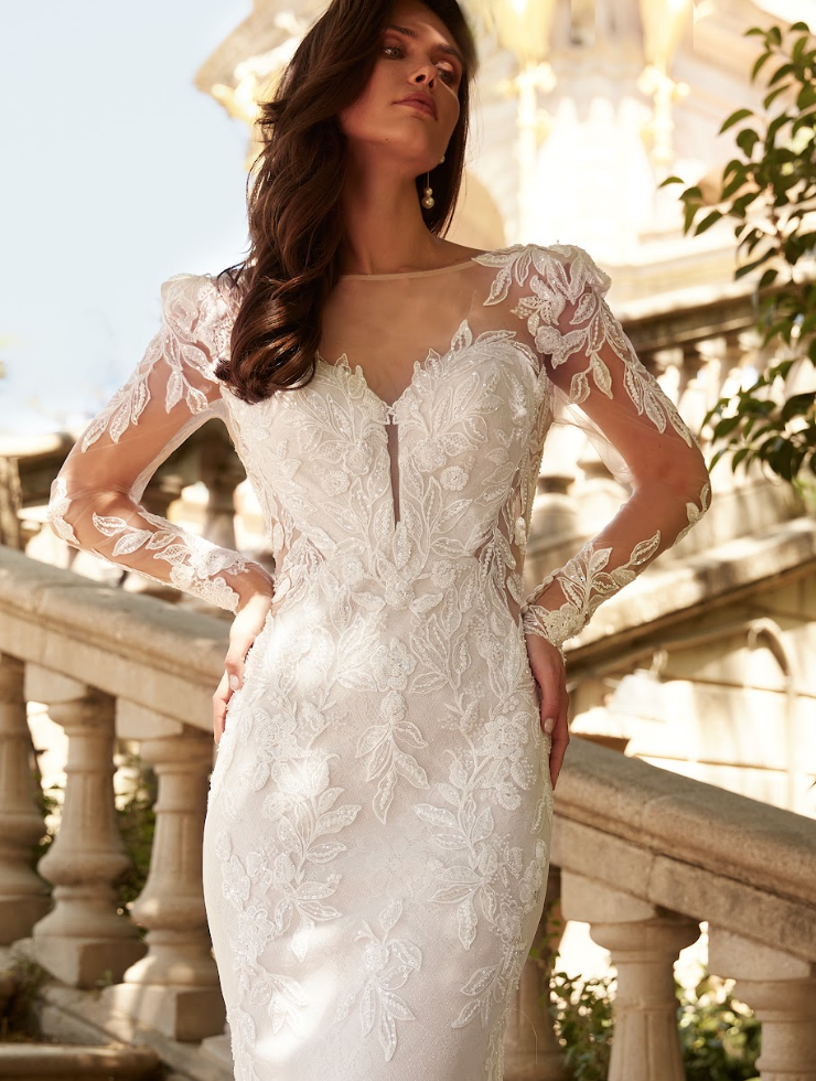 Robe de mariée sirène traine détachable  Aventia 2026 marseille