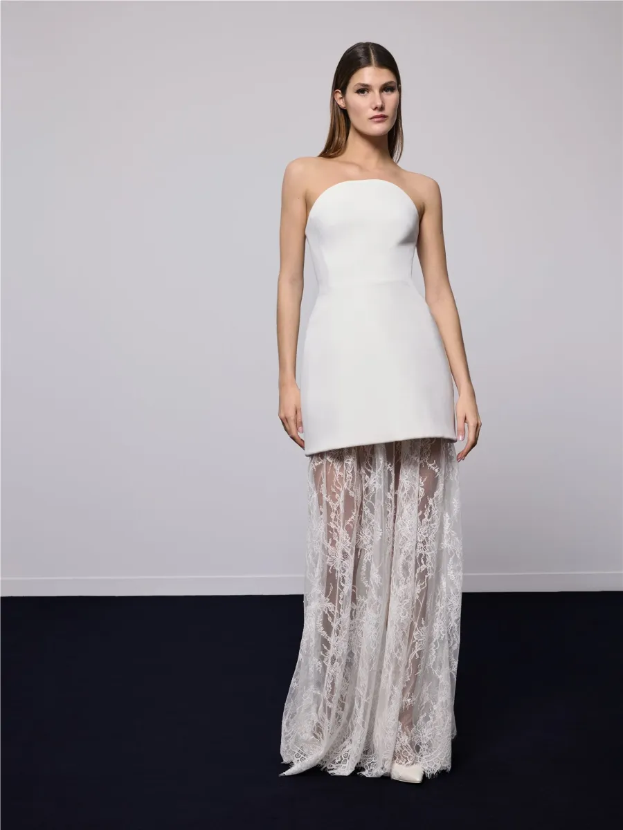 sous jupe robe de mariée en dentelle pronovias marseille